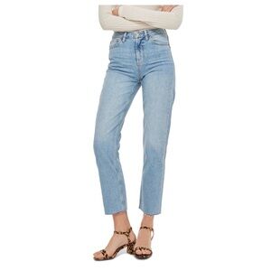 Topshop Light Blue Ankle Jeans